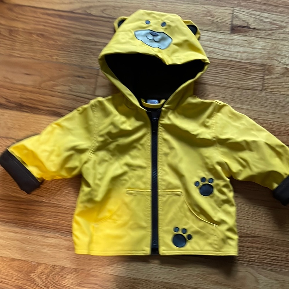 Baby raincoat. Bear raincoat from Talbots kids. 6-9 months